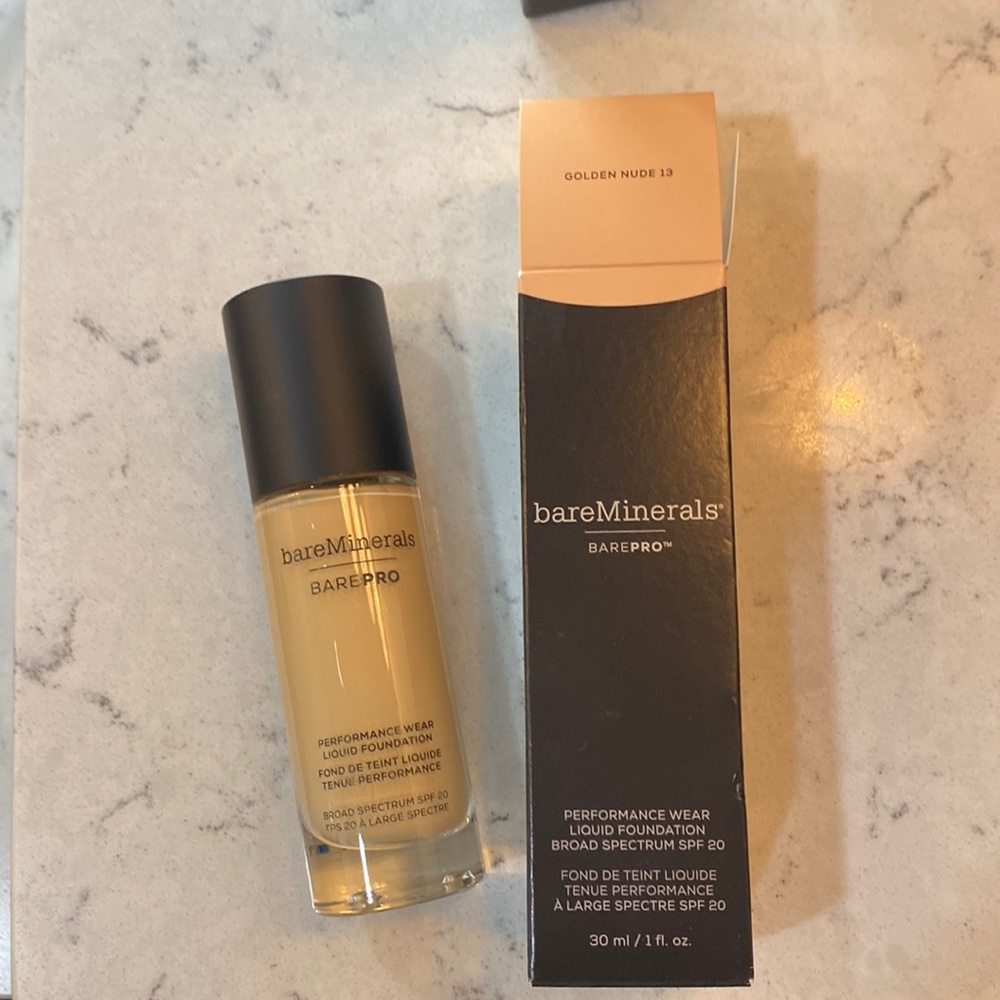 Bare minerals golden nude 13 liquid bare pro foundation